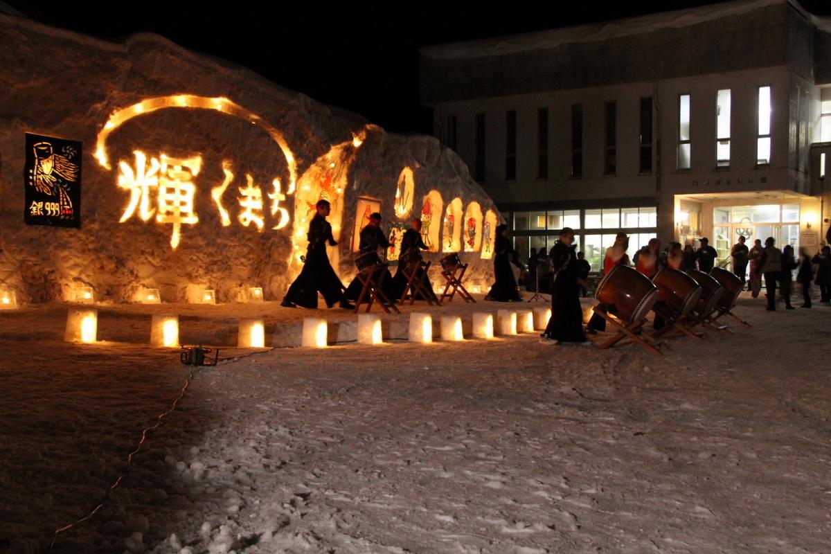 北上市雪あかり 2016 2016/02/06