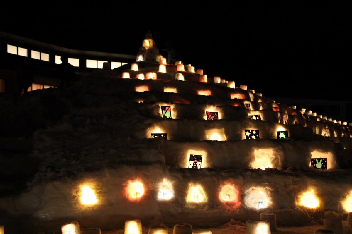 北上市雪あかり 2016 2016/02/06