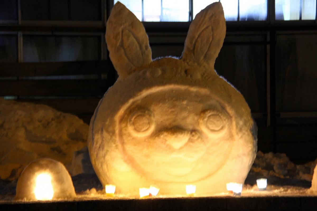 北上市雪あかり 2016 2016/02/06