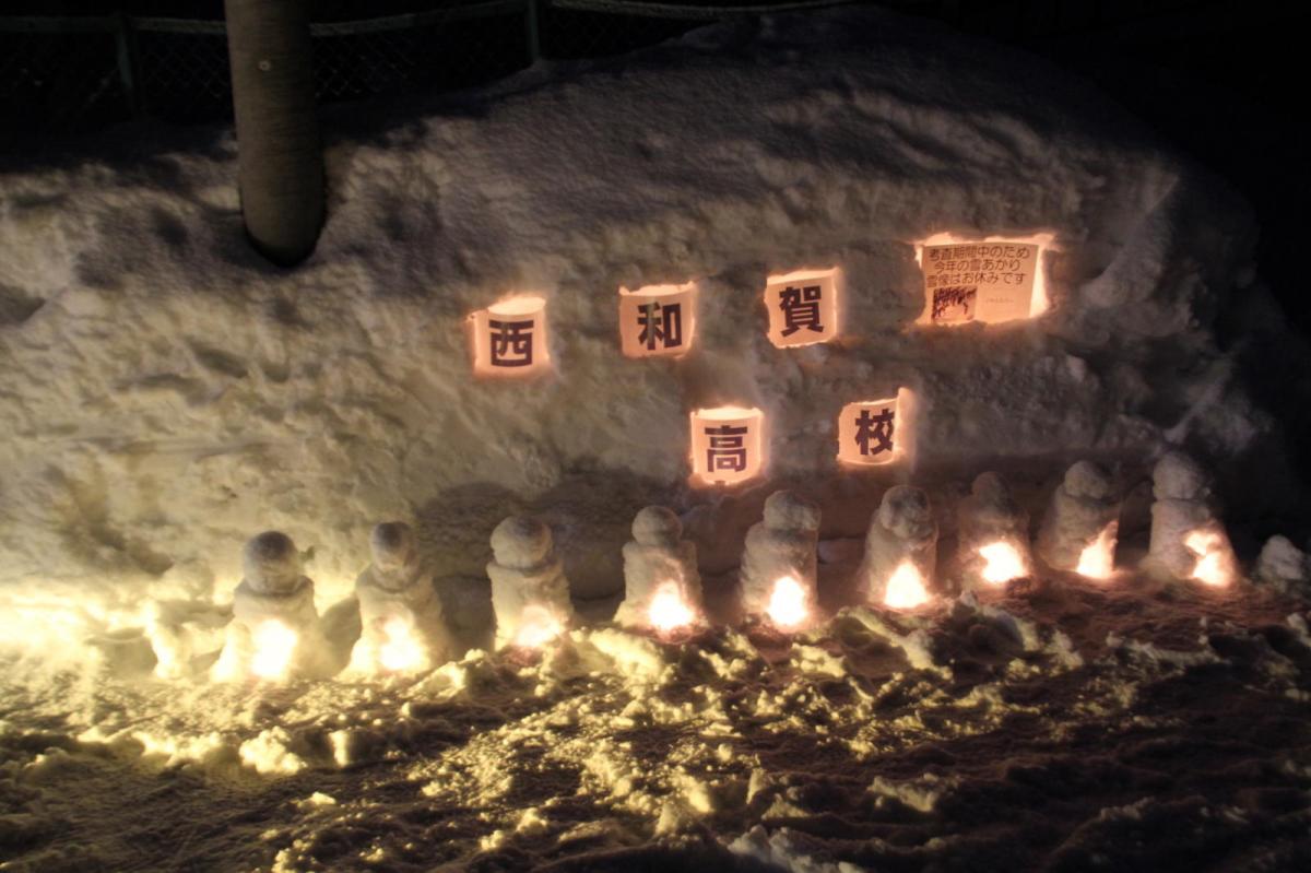 北上市雪あかり 2017 2017/02/11