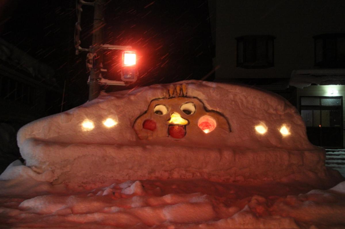 北上市雪あかり 2017 2017/02/11