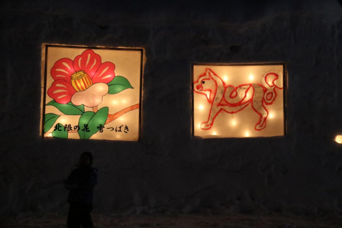 北上市雪あかり 2018 2018/02/11