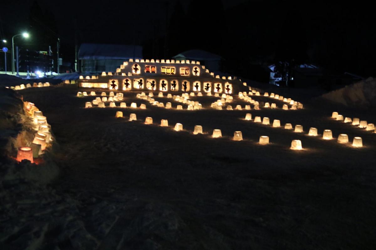 北上市雪あかり 2020 2020/02/08