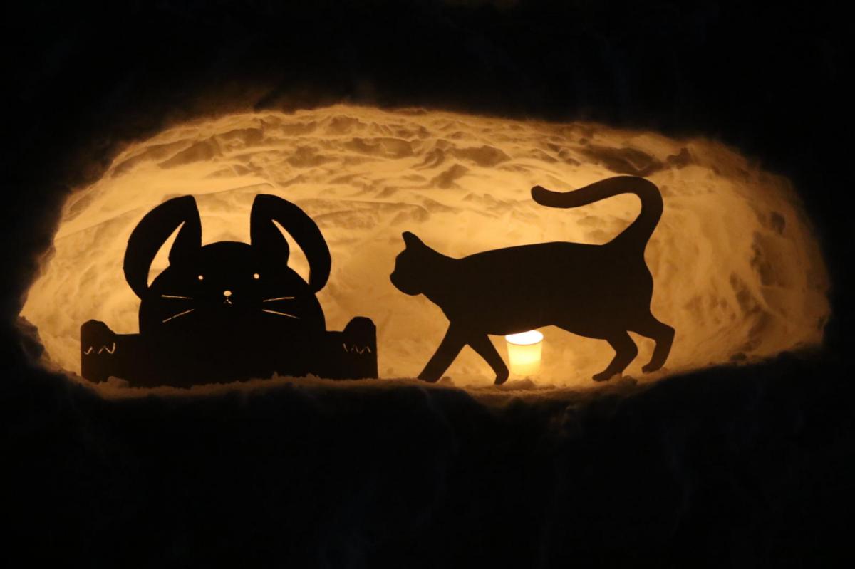 北上市雪あかり 2020 2020/02/08