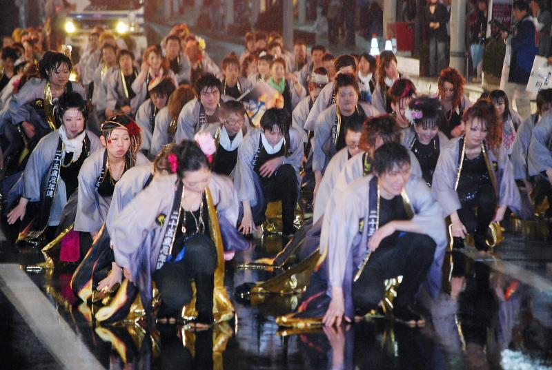 奥州市日高火防祭（前夜祭）2010 2010/04/28