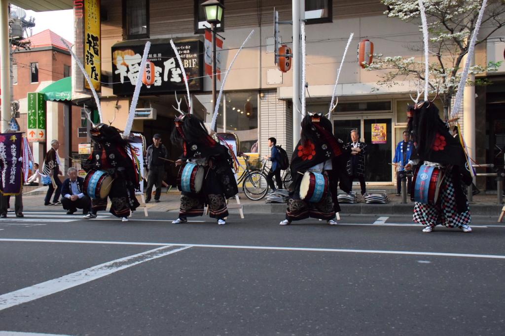 奥州市日高火防祭(前夜祭)2015前編 2015/04/28