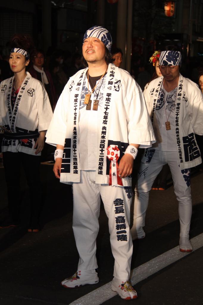 奥州市日高火防祭(前夜祭)2015後編 2015/04/28