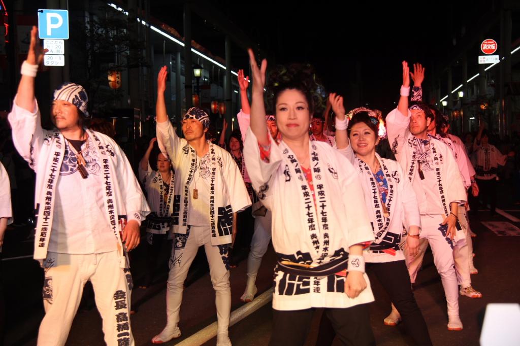 奥州市日高火防祭(前夜祭)2015後編 2015/04/28