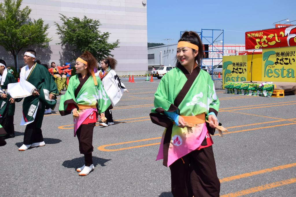 奥州前沢よさこいFesta11前編（奥州前沢よさこいフェスタ2015) 2015/07/12