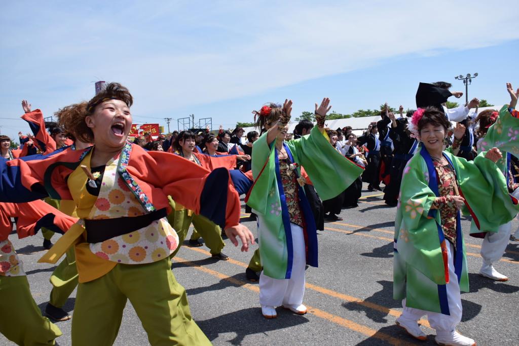 奥州前沢よさこいFesta11前編（奥州前沢よさこいフェスタ2015) 2015/07/12