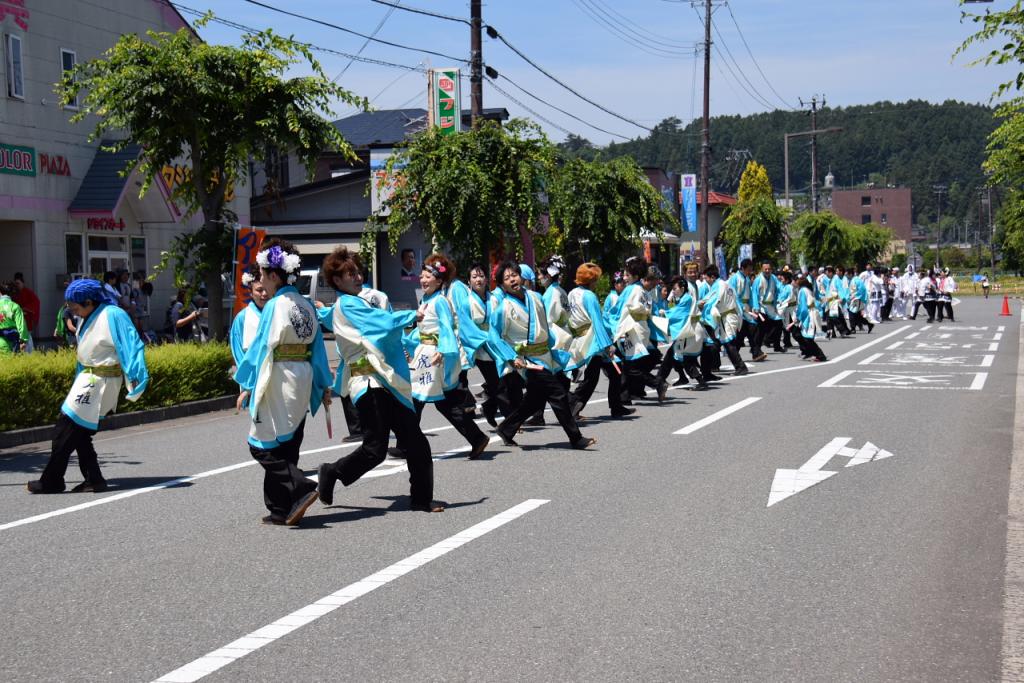 奥州前沢よさこいFesta11前編（奥州前沢よさこいフェスタ2015) 2015/07/12