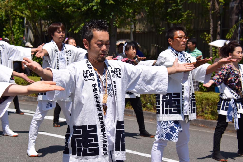 奥州前沢よさこいFesta11前編（奥州前沢よさこいフェスタ2015) 2015/07/12