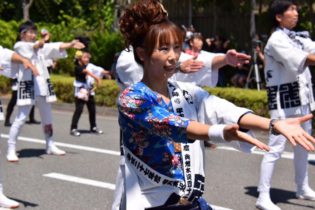 奥州前沢よさこいFesta11前編（奥州前沢よさこいフェスタ2015) 2015/07/12