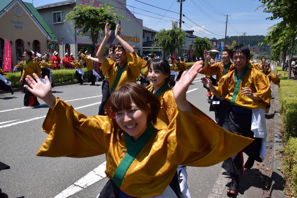 奥州前沢よさこいFesta11前編（奥州前沢よさこいフェスタ2015) 2015/07/12