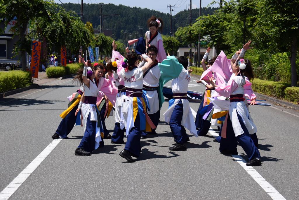 奥州前沢よさこいFesta11前編（奥州前沢よさこいフェスタ2015) 2015/07/12