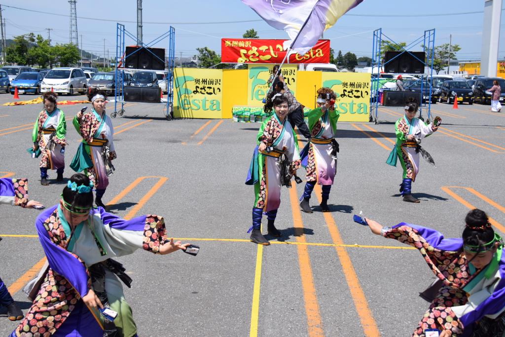 奥州前沢よさこいFesta11前編（奥州前沢よさこいフェスタ2015) 2015/07/12