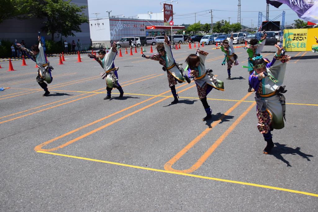 奥州前沢よさこいFesta11前編（奥州前沢よさこいフェスタ2015) 2015/07/12