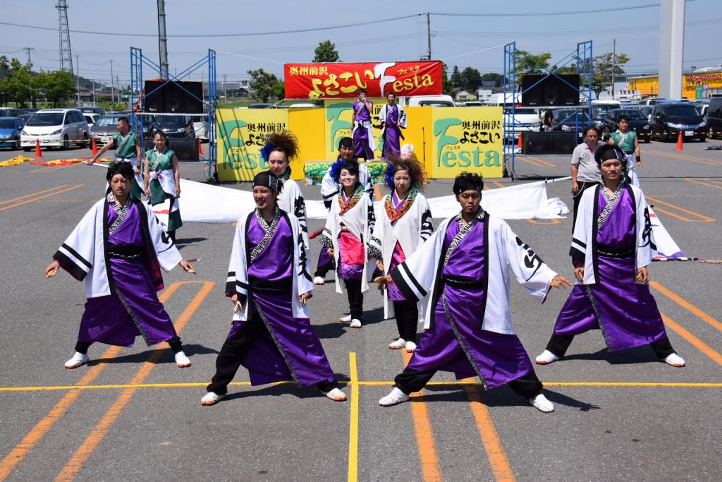 奥州前沢よさこいFesta11前編（奥州前沢よさこいフェスタ2015) 2015/07/12