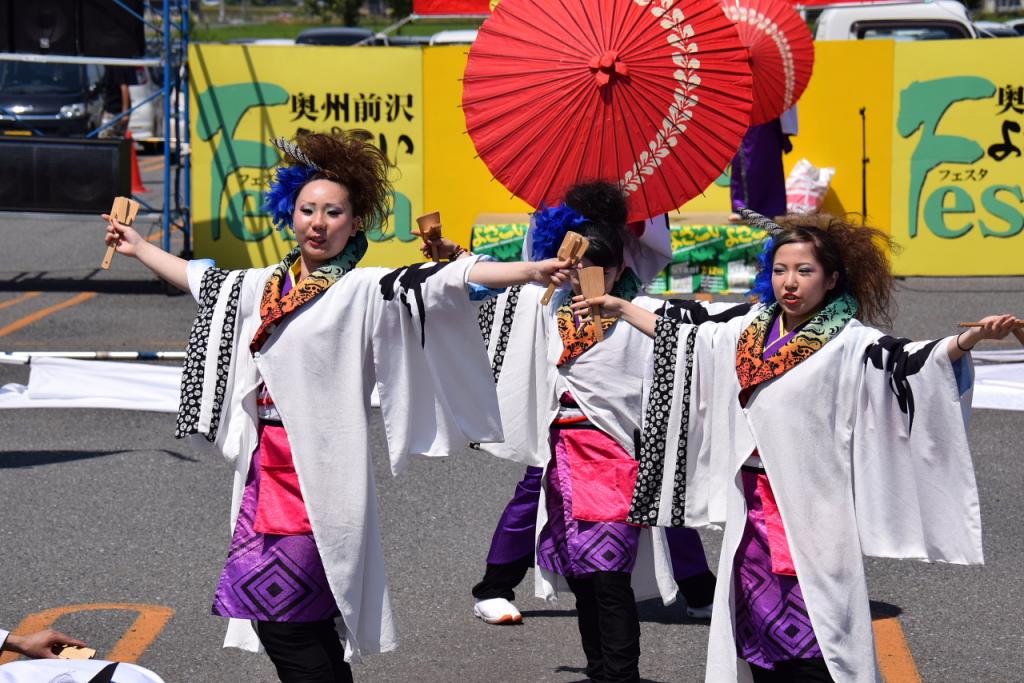 奥州前沢よさこいFesta11前編（奥州前沢よさこいフェスタ2015) 2015/07/12