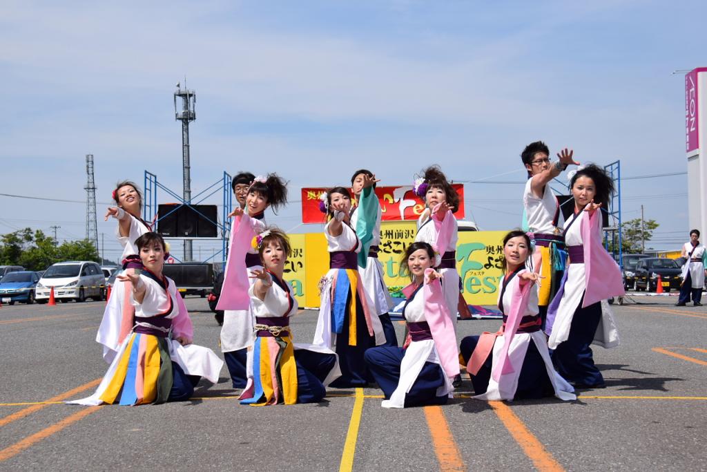 奥州前沢よさこいFesta11前編（奥州前沢よさこいフェスタ2015) 2015/07/12