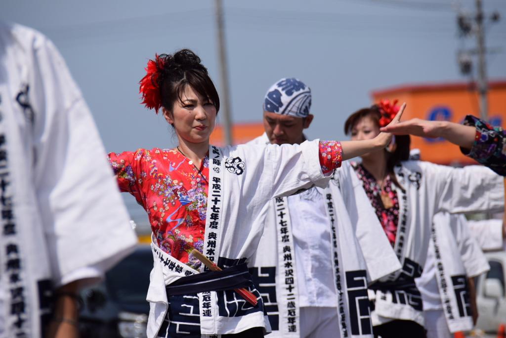 奥州前沢よさこいFesta11前編（奥州前沢よさこいフェスタ2015) 2015/07/12