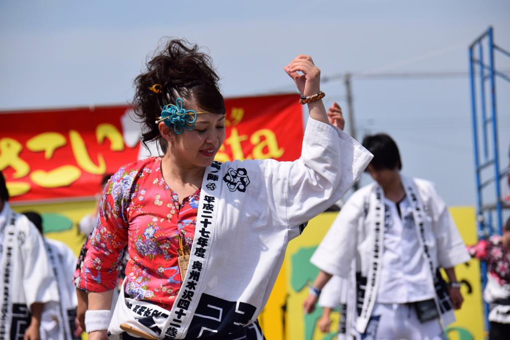 奥州前沢よさこいFesta11前編（奥州前沢よさこいフェスタ2015) 2015/07/12