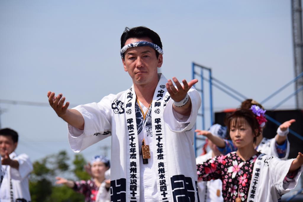 奥州前沢よさこいFesta11前編（奥州前沢よさこいフェスタ2015) 2015/07/12