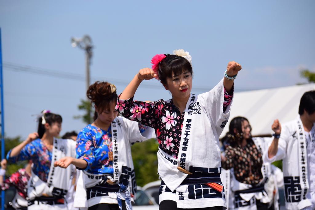 奥州前沢よさこいFesta11前編（奥州前沢よさこいフェスタ2015) 2015/07/12