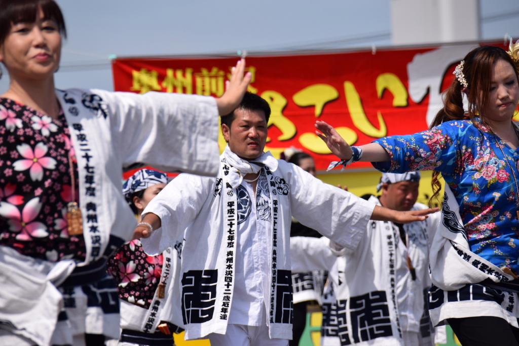 奥州前沢よさこいFesta11前編（奥州前沢よさこいフェスタ2015) 2015/07/12