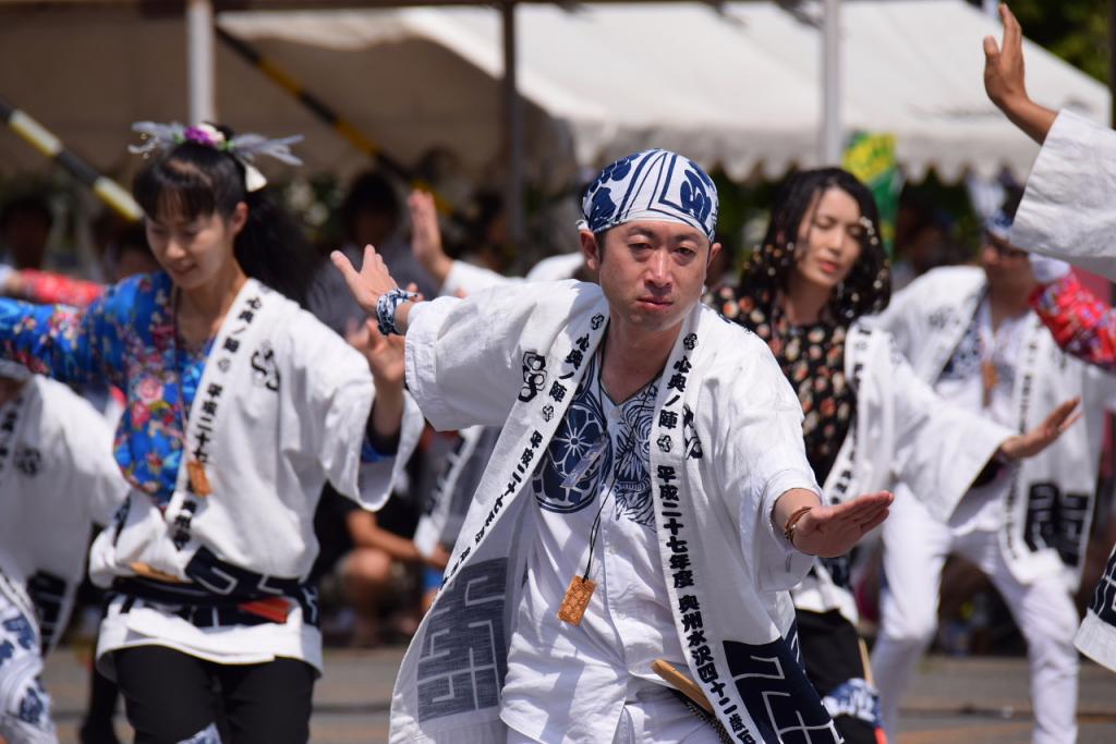 奥州前沢よさこいFesta11前編（奥州前沢よさこいフェスタ2015) 2015/07/12