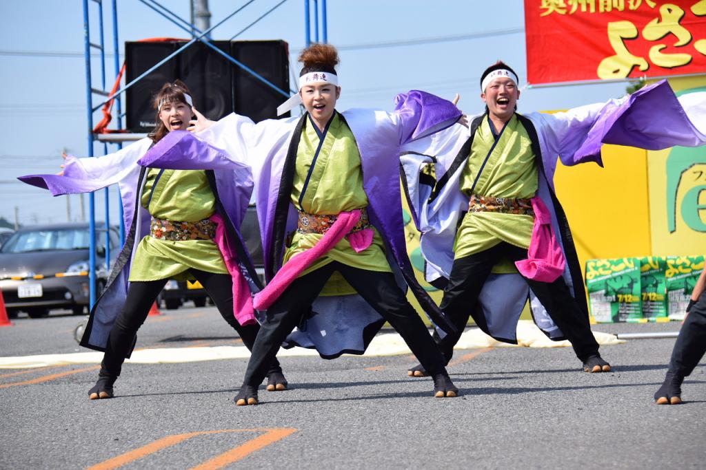 奥州前沢よさこいFesta11前編（奥州前沢よさこいフェスタ2015) 2015/07/12