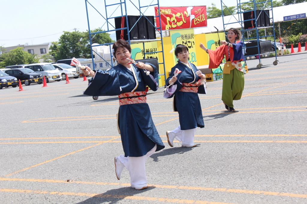 奥州前沢よさこいFesta11中編（奥州前沢よさこいフェスタ2015) 2015/07/12