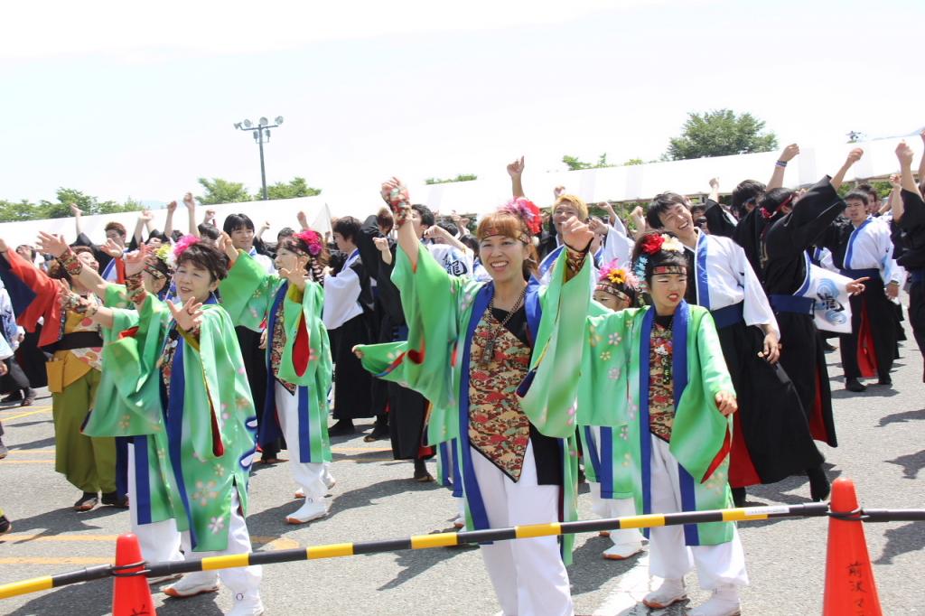 奥州前沢よさこいFesta11中編（奥州前沢よさこいフェスタ2015) 2015/07/12