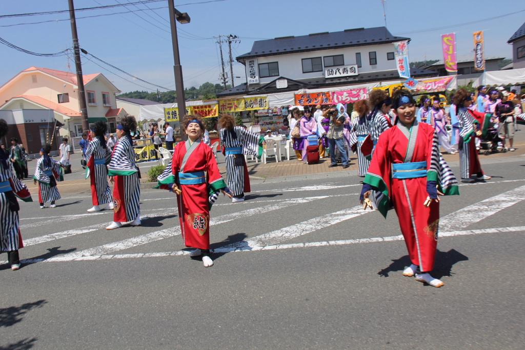 奥州前沢よさこいFesta11中編（奥州前沢よさこいフェスタ2015) 2015/07/12