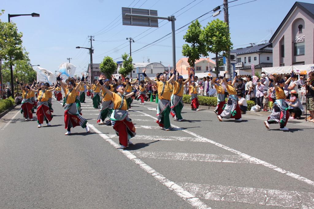 奥州前沢よさこいFesta11中編（奥州前沢よさこいフェスタ2015) 2015/07/12