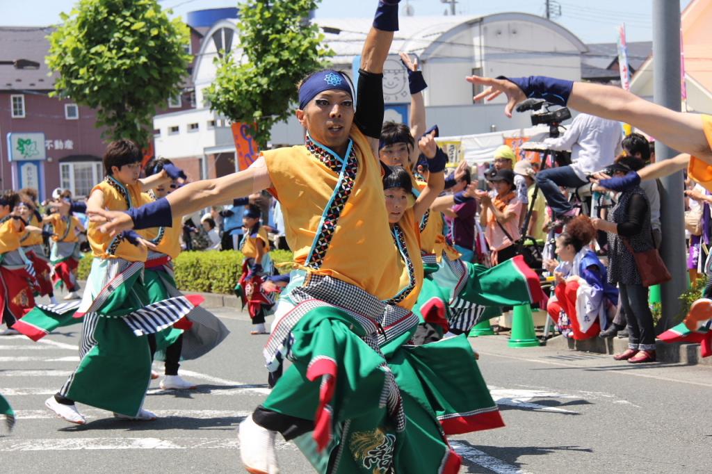 奥州前沢よさこいFesta11中編（奥州前沢よさこいフェスタ2015) 2015/07/12