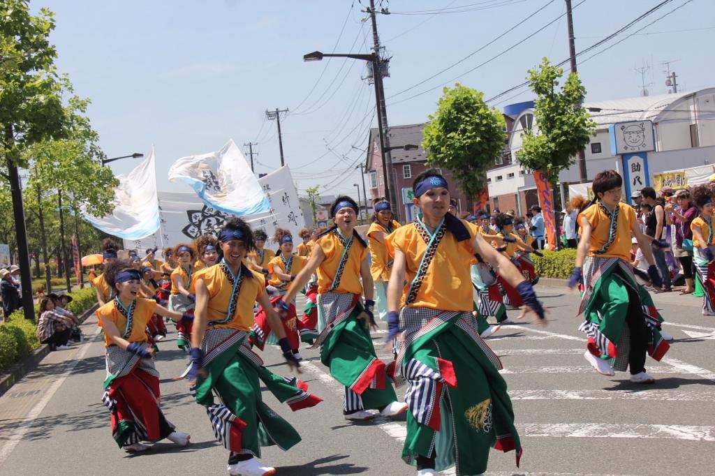 奥州前沢よさこいFesta11中編（奥州前沢よさこいフェスタ2015) 2015/07/12