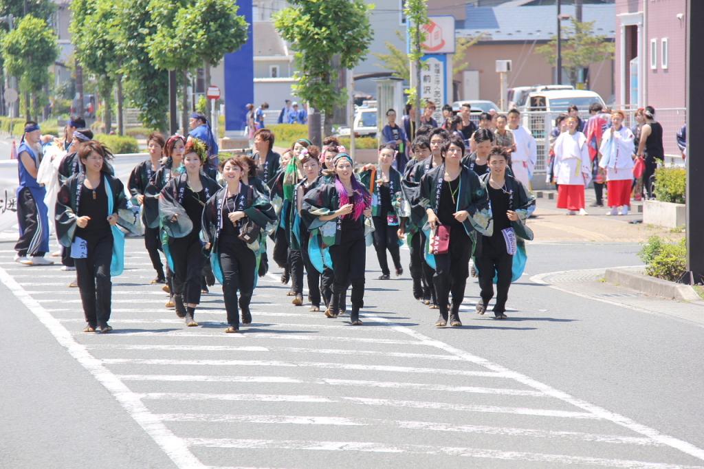 奥州前沢よさこいFesta11中編（奥州前沢よさこいフェスタ2015) 2015/07/12