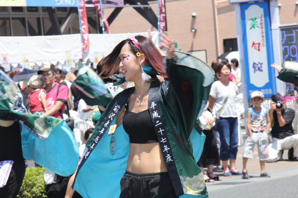 奥州前沢よさこいFesta11中編（奥州前沢よさこいフェスタ2015) 2015/07/12