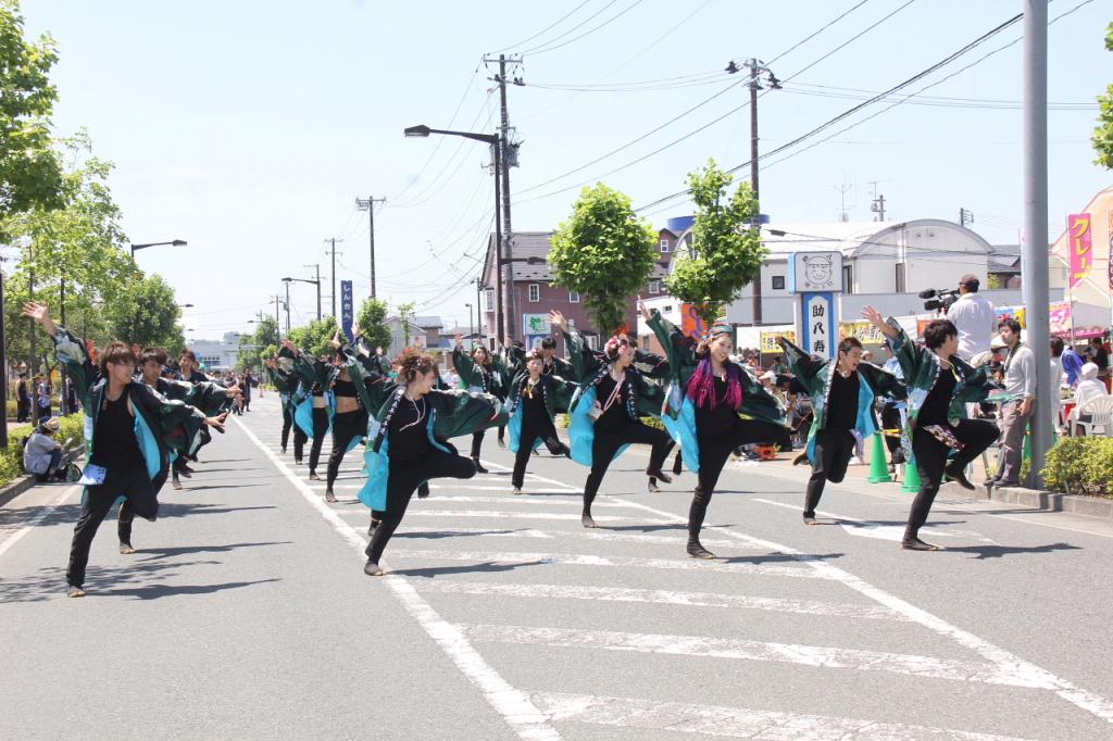 奥州前沢よさこいFesta11中編（奥州前沢よさこいフェスタ2015) 2015/07/12