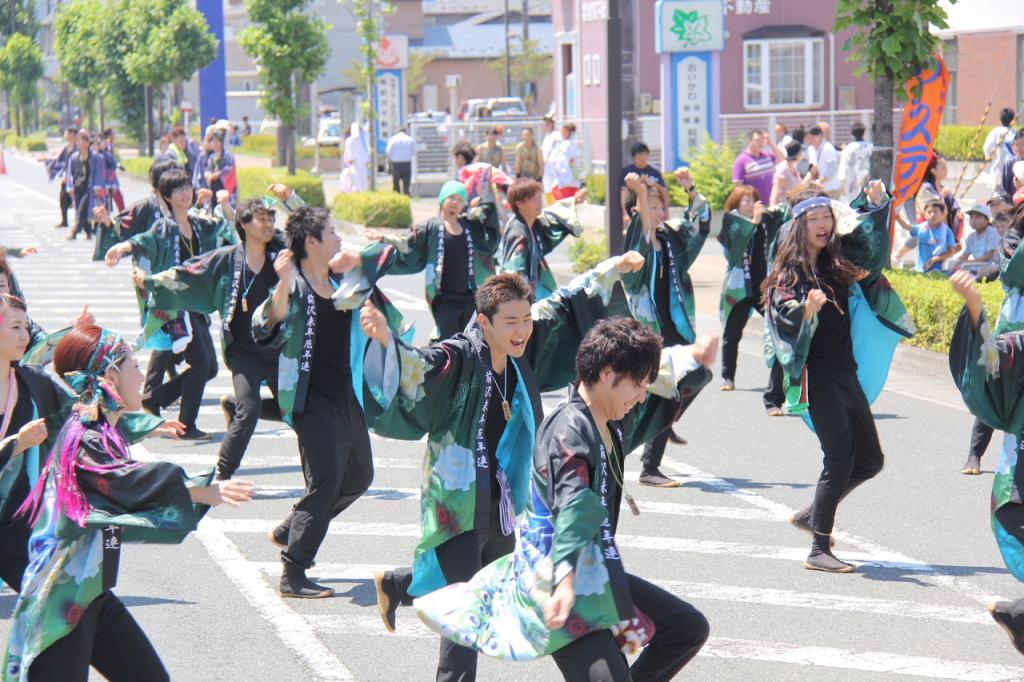 奥州前沢よさこいFesta11中編（奥州前沢よさこいフェスタ2015) 2015/07/12