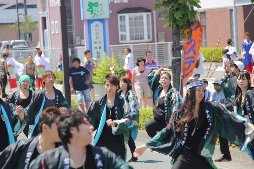 奥州前沢よさこいFesta11中編（奥州前沢よさこいフェスタ2015) 2015/07/12