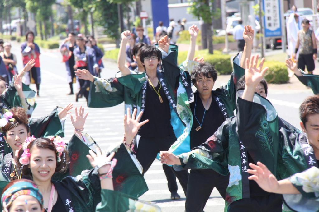 奥州前沢よさこいFesta11中編（奥州前沢よさこいフェスタ2015) 2015/07/12