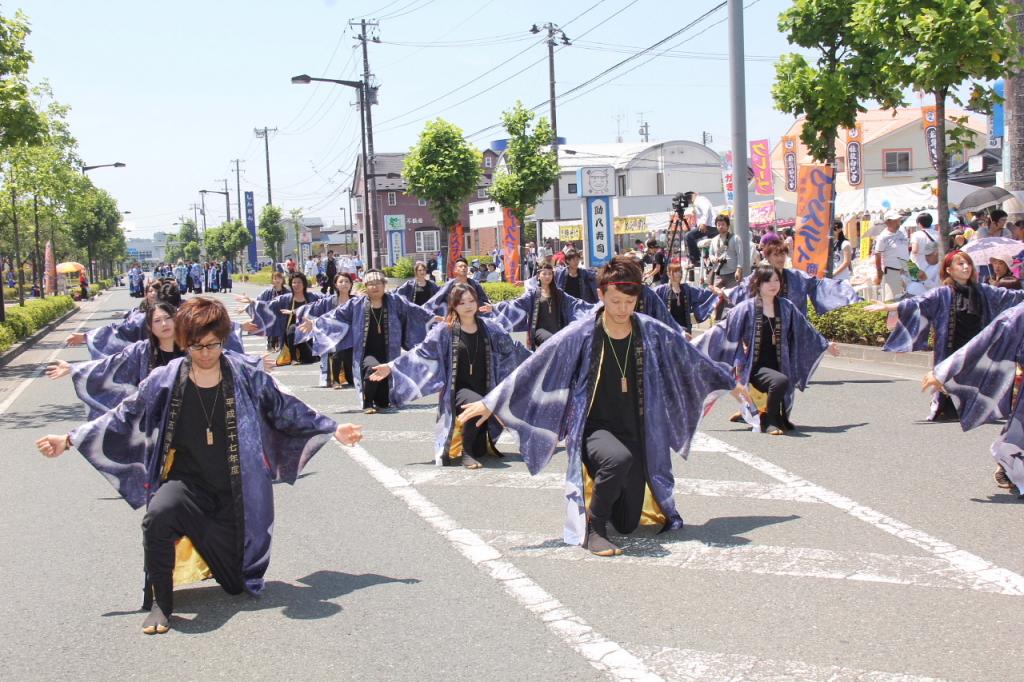 奥州前沢よさこいFesta11中編（奥州前沢よさこいフェスタ2015) 2015/07/12