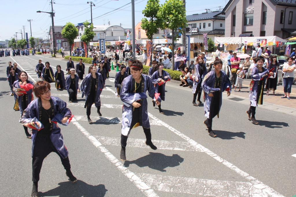 奥州前沢よさこいFesta11中編（奥州前沢よさこいフェスタ2015) 2015/07/12