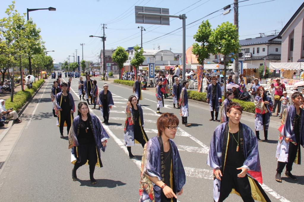 奥州前沢よさこいFesta11中編（奥州前沢よさこいフェスタ2015) 2015/07/12