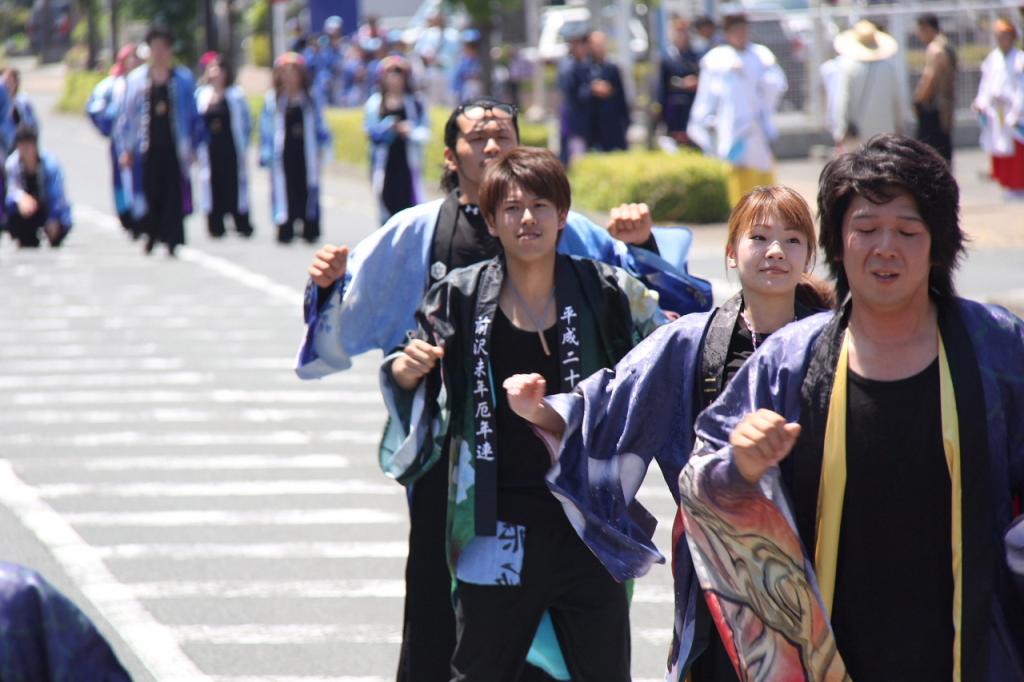 奥州前沢よさこいFesta11中編（奥州前沢よさこいフェスタ2015) 2015/07/12