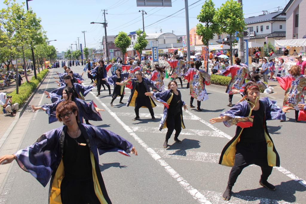 奥州前沢よさこいFesta11中編（奥州前沢よさこいフェスタ2015) 2015/07/12
