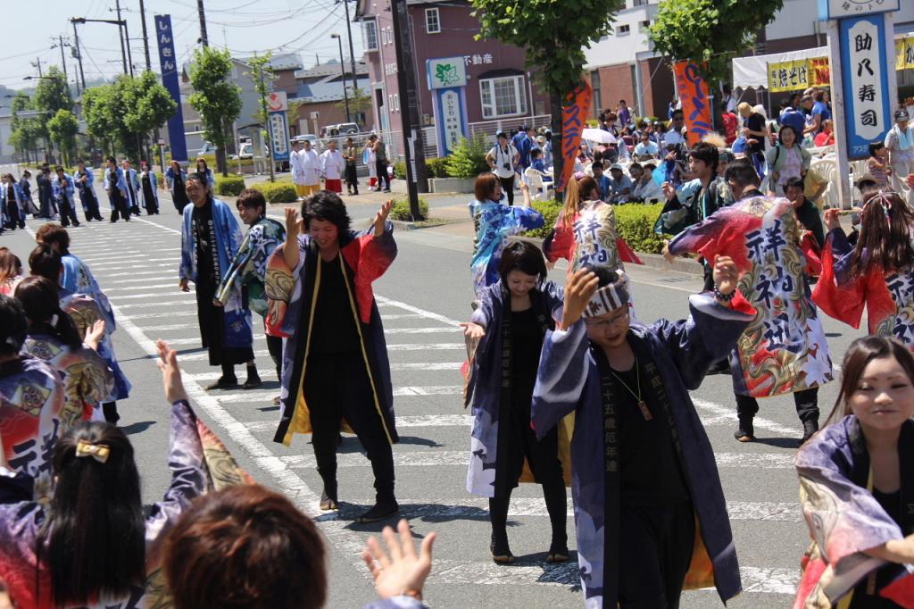 奥州前沢よさこいFesta11中編（奥州前沢よさこいフェスタ2015) 2015/07/12