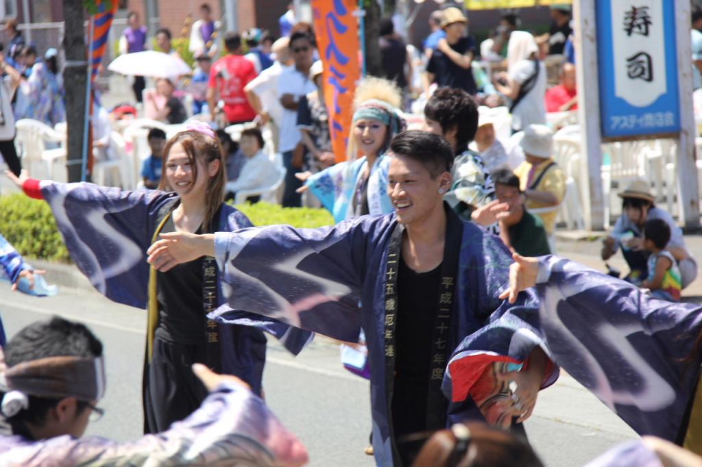 奥州前沢よさこいFesta11中編（奥州前沢よさこいフェスタ2015) 2015/07/12